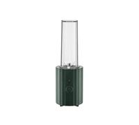Alessi Plissé MDL17 GR - Batidora Personal de Diseño, en Resina Termoplástica, con Recipientes Graduados y Mini Picadora en PCGT, Enchufe Europeo 380 W, Verde