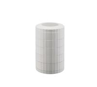 Alessi Plissé MDL19 W - Contenedor porta cápsulas Nespresso con 5 estantes giratorios, en resina termoplástica, blanco