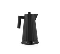 Alessi plisse wasserkocher schwarz mit temperaturregelung