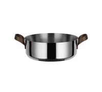 Alessi PU102/28 Cacerola Baja de 28 cm Acero Inoxidable 18/10 Apto para Inducción