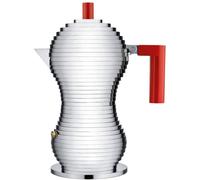 Alessi Pulcina Cafetera Italiana 3 Tazas Roja