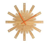 ALESSI RAGGIANTE Reloj DE Pared EN Madera DE BAMBÚ