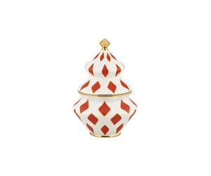 ALESSI Recipiente navideño 0,6l DELIGHT blanco