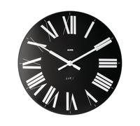 Alessi Firenze 12 B- Reloj de pared (plástico ABS, mecanismo de cuarzo), color negro