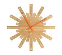 ALESSI RAGGIANTE Reloj DE Pared EN Madera DE BAMBÚ