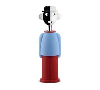 Alessi Alessandro M. AM23 LAZR - Sacales de Servicio de Design, Resina Termoplástica y Verrugas Cromadas, Azules y Rojos