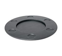 Alessi SG61 B Mami - Bandeja giratoria para Fondue, Color Negro