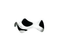 ALESSI Soporte para cuchara Blip de acero inoxidable gris