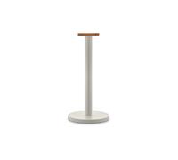 ALESSI Soporte para rollos Mattina 33cm Gris cálido/Bambú gris claro