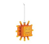 Alessi Sunflake GJ02 7 - Figura Decorativa de Navidad (Cristal soplado a Mano), Multicolor