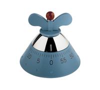 Alessi A09 Temporizador de Cocina Mecánico Diseño Michael Graves Azul