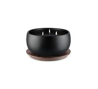 Alessi The Five Season MW62L 5 B Vela Perfumada Base Vegetal, Grande-Eucalipto, Rosa y Patchouli, Shhh, Cera, Porcelana,Madera de Fresno, Negro, 1270