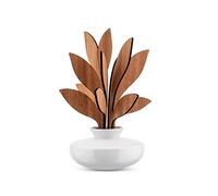 Alessi The Five Season MW64 2S W Difusor de Fragrancia de Ambiente en Porcelana, Hojas en Caoba, Blanco, Talla única