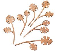 Alessi The Five Season MW64 3 F Hojas para Difusor de Fragancias de Ambiente, Madera de Caoba, Mhhh, Talla única