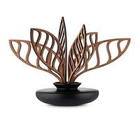 Alessi The Five Season MW64 5S B Difusor de Fragrancia de Ambiente en Porcelana, Hojas en Caoba, Negro, Talla única