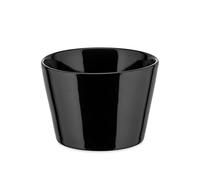 Alessi Tonale - DC03/78 B - Juego de 4 tazas de cerámica Stoneware, color negro