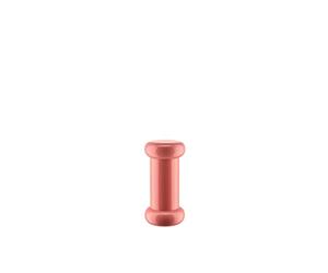 Alessi Totem Domestici ES19 2 - Molinillo de Sal, Pimienta y Especias de Diseño en Madera de Haya, Rosa, Roja y Amarilla
