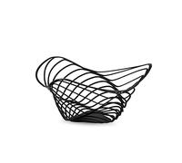 Alessi Trinity ACO04 / 12 B - Soporte para Cítricos de diseño, Acero Coloreado con Resina Epoxi, Negro