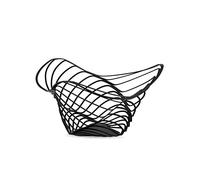 Alessi Trinity ACO04 / 16 B , Centro de Mesa de Diseño, Acero Coloreado con Resina Epoxi, Negro