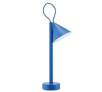 Alessi Tsumiki ME01 DAZ - Lámpara Portátil Magnética, Batería Recargable con Cable USB-C, en Metal y Resina Termoplástica, Luz LED 3.5W 5V, Azul