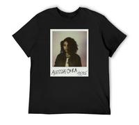 Alessia Cara Qui Cover Uomo Moda Men's T-Shirt Unisex Black Cotton Print tee Shirts XL
