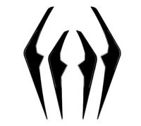 Aleta Canard Parachoques Delantero para BMW X6 G06 LCI Sport 2023-2025, Spoiler Divisor Difusor Labio para Coche Embellecedor Tuning Coche,Bright Black