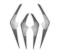 Aleta Canard Parachoques Delantero para BMW X6 G06 LCI Sport 2023-2025, Spoiler Divisor Difusor Labio para Coche Embellecedor Tuning Coche,Carbon Fiber