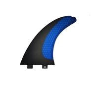 Aleta Central de Cristal la Tabla Hawaiana 7-Inch, Compatible con Longboard for el Uso Que Practica Surf(Blue)
