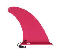 Aleta central de surf deslizante de 9 pulgadas, ideal para tablas de remo y kayaks para aumentar el control y la protección contra rocas (rosa)
