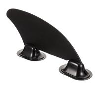 Aleta Central de Tabla de Surf Inflable, Base Lateral Negra de PVC | Repuesto para Paddleboard y Kayak, Mejora Tracción y Rápidos, Accesorio Compacto