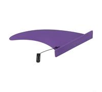 Aleta de cola de tabla de surf, aleta central de 9 pulgadas para tablas de remo y kayaks, aleta central extraíble deslizante con alto control de seguimiento, construcción de nailon duradero (morado)
