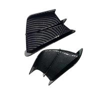 Aleta de Motocicleta Alerón Lateral para Motocicleta 1 Par Alerón De Carenado Aerodinámico para Ninja ZX1400 ZX14R ZZR1400 ZZR1100(Black-a)