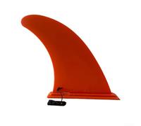 Aleta de tabla de remo de 9 pulgadas que aumenta el control y la estabilidad para aventuras de surf y kayak (naranja)