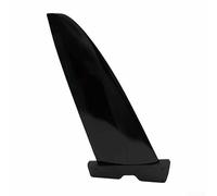 Aleta de tabla de surf hidrofoil eléctrica de 10 pulgadas, timón de carreras PA66 de alta resistencia con adaptador, divisor de potencia negro aerodinámico para kayak, canoa, tabla de remo, deportes