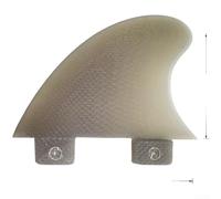 Aleta de tabla de surf para FCS Knubster Center Keel B5 fabricada con fibra de vidrio para ayudar a mantener el agarre durante secciones críticas