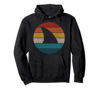 Aleta de tiburón Vintage Buceo Surf Retro Diver Regalo Sudadera con Capucha