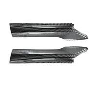 Aleta Difusor Canard Difusor Labio Divisor para Lateral De Parachoques Delantero De Coche, para, para Serie 5, F10, F11, 520i, 530i, 2011~2017, Tapa De Alerón(Aspecto de Carbono)