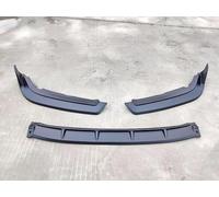 Aleta Difusor Canard Difusor para Civic Sedan 2019 20 21 Separador De Parachoques Delantero Difusor De Labio Alerón Falda Kit De Carrocería(Negro Mate)