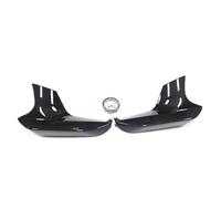 Aleta Difusor Canard Difusor Parachoques Delantero Lateral Cubierta Divisora, Labio para F90 para M5 2018-2022, Luz Antiniebla Coche Alerón Ventilación, Marco Lámpara Canard(Aspecto de Carbono)