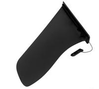 Aleta inflable de surf SUPS de nailon para longboard SUPS AirSUPS tamaño 275 x 25 x 45 cm, color negro, ligero para surfistas intermedios, carreras acuáticas planas, crucero a favor del viento