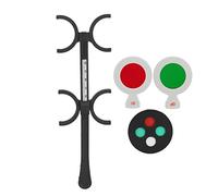 Aleta óptica de Plástico Desmontable, Peso Ligero, Duradero, ABS, Diseño Simple, Lente Abatible de Optometría para Miopía, Ceguera de Color, Ambliopía