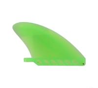 Aleta para principiantes para tabla de surf de 18,5 cm, para principiantes | Flexible para material TPU, 18,5 cm de longitud, liso para la superficie, PVC, opciones de color negro, amarillo y verde