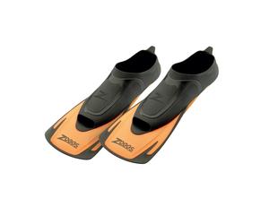 Aleta Zoggs Swim Fin Energy Negro Naranja, Talla 46 - EUR