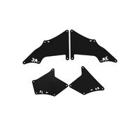 Aletas Barro Coche Guardabarros De Coche para Prado 2700 4000 2003-2017, Plástico Blando, 4 Piezas