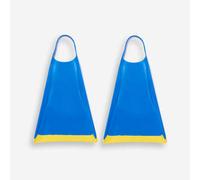 Aletas Bodyboard 100 Turquesa Amarillo 44/45