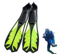 Aletas de buceo ajustables, juego de aletas de buceo | Aletas de snorkel flexibles | Buen rebote largo juego de aletas de snorkel con diadema ajustable para gimnasios, océanos, piscinas, mares