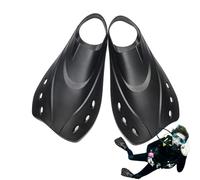 Aletas de buceo, aletas cortas, equipo de natación compacto de 14.96 x 7.28 pulgadas y entrenamiento flexible, uso de fitness para esnórquel, ejercicio en la piscina, viajes, rutinas acuáticas o