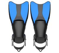 Aletas de entrenamiento de natación - Aletas de entrenamiento de buceo | Mecánica de fluidos - Diseño de aletas de natación - Diseño de aletas de natación con almohadillas para los pies para