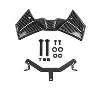 Aletas De Motocicleta Para MT-09 Para MT 09 Para MT09 2024 2025 Kit Alerón Delantero Alerones Frontales Desnudos Carga Aerodinámica Winglet Ala Aerodinámica Alerón De Motocicleta(Carbon Fiber pattern)