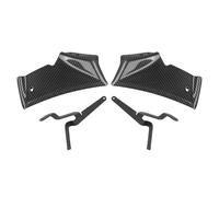 Aletas De Motocicleta para MT-10 para MT10 para MT 10 2022 2023 2024 2025 Cubierta De Carenado Delantero De Motocicleta Winglets Alerón De Motocicleta(Dark Grey)